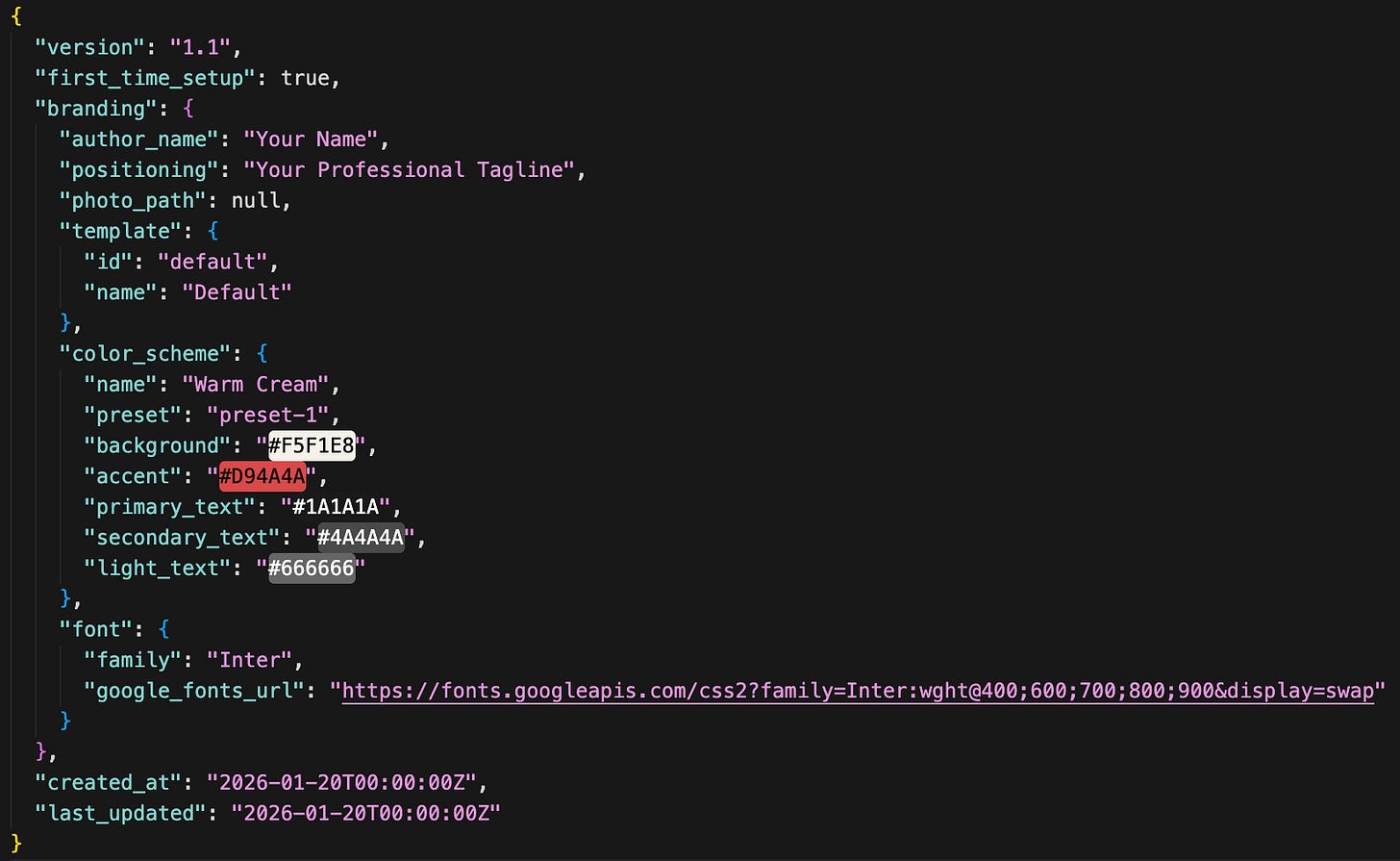 Branding config for LinkedIn Carousel Claude Skill Branding config for LinkedIn Carousel Claude Skill