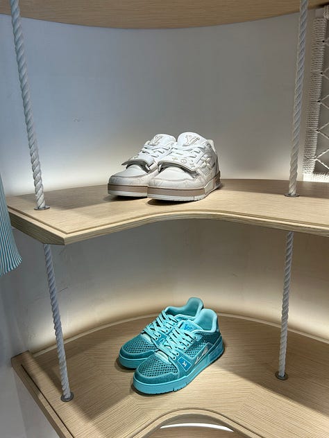 Louis Vuitton LVMH Fashion Saint Tropez St. Tropez Pharrell Pharrell Williams fashion style menswear London New York Paris Abu Dhabi Dubai Luxury Luxury apparel luxury sneakers sneakers