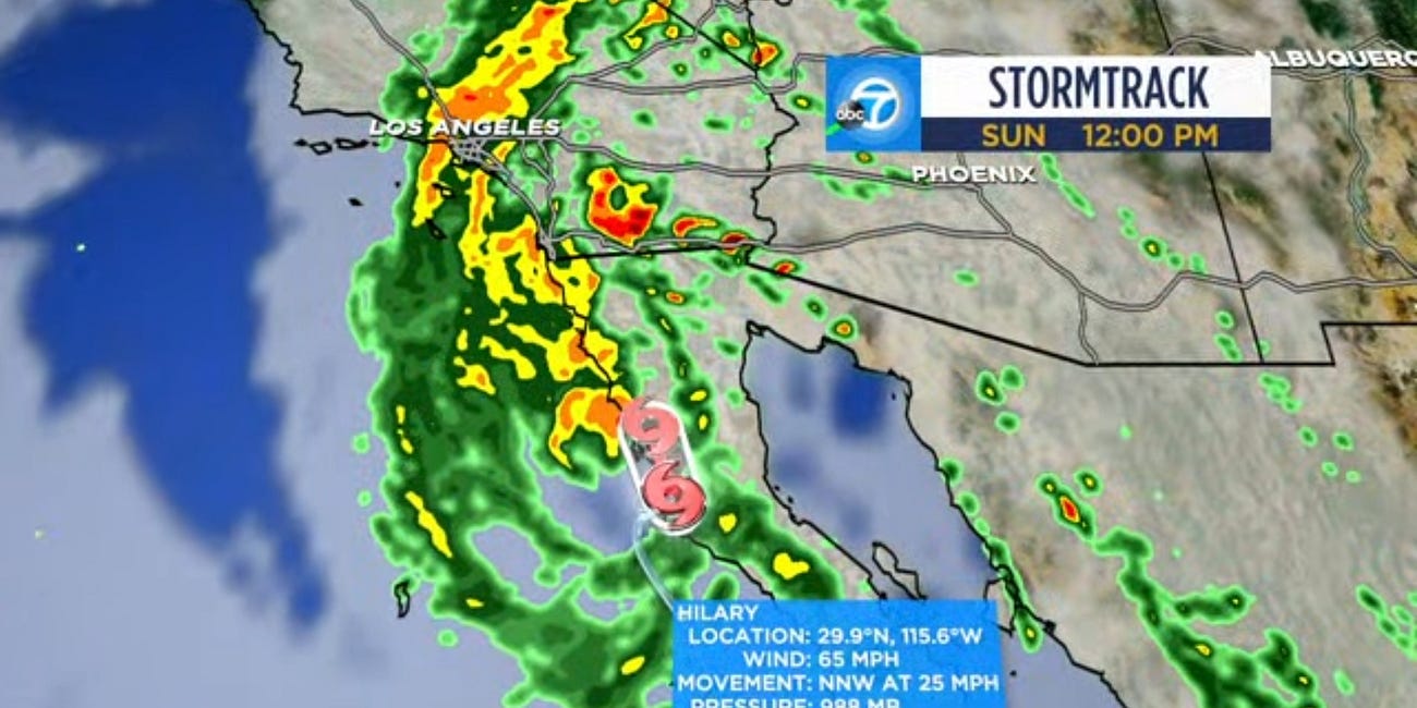 So That Hurricane-Like Event They Said Couldn’t Happen In California? It’s Happening.