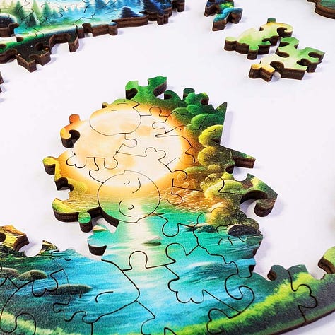 Leogor Nature's Balance Wooden Jigsaw Puzzle