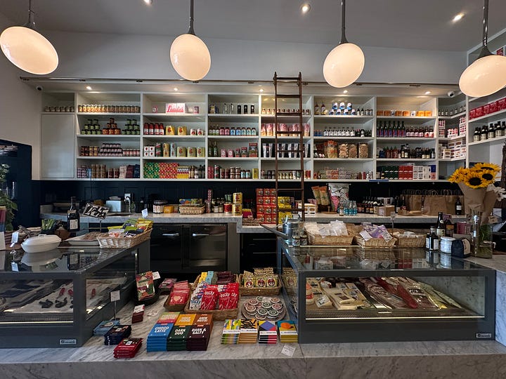 left: DADA MARKET; right: Little Fish (adjacent to DADA MARKET in Echo Park)