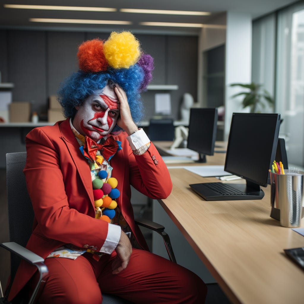 AI PM Clown