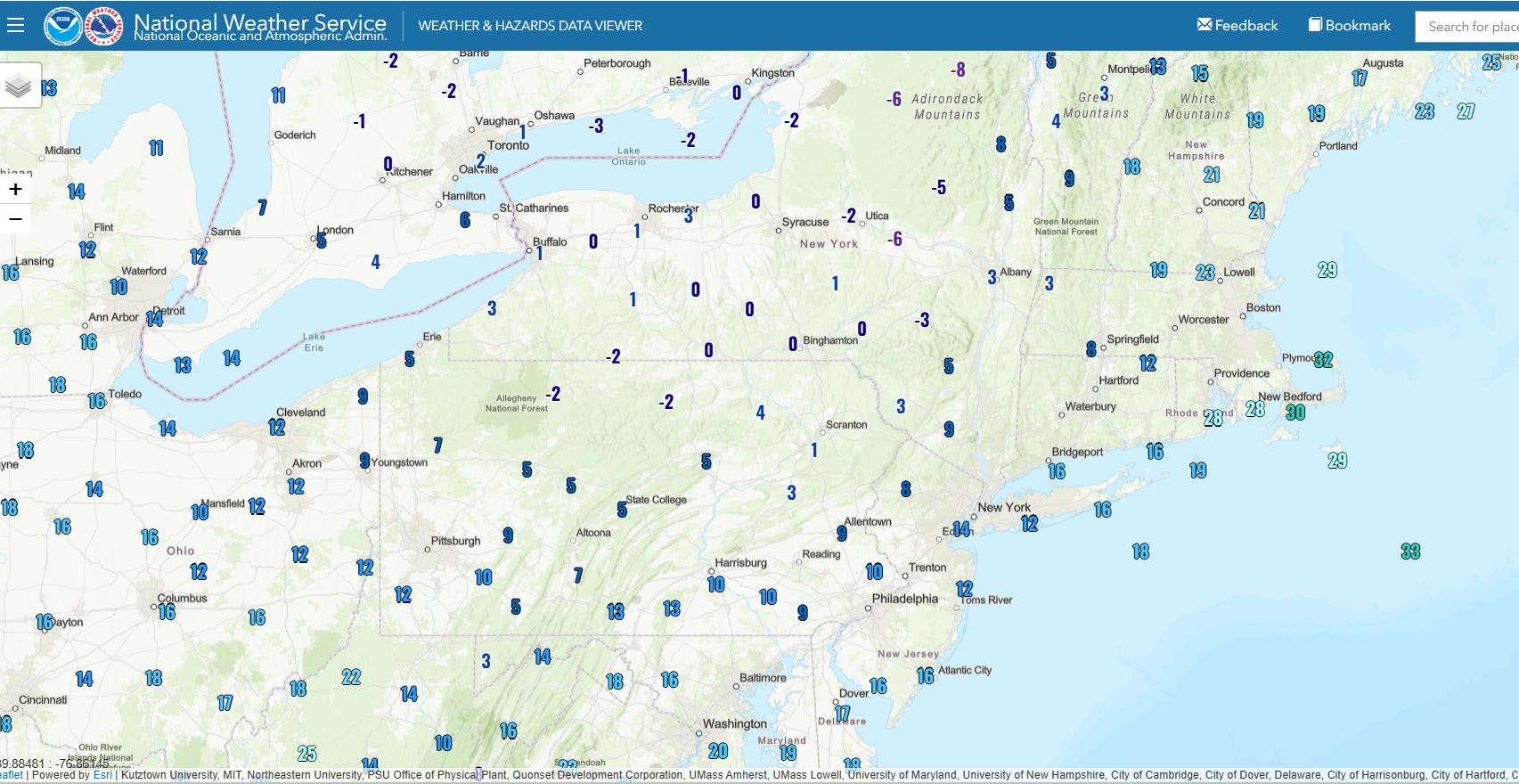 Another bitterly cold weekend for the Northeast and Mid-Atlantic