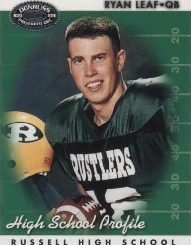 1999 Donruss Preferred Football QBC #27 Chargers QB Ryan Leaf Ex-Nr Mt |  eBay