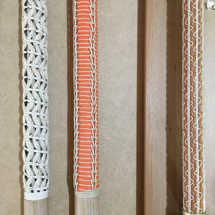 Images: 1. Braided batons by Aimee Betts conserve age-old techniques by bringing them into contemporary furniture design; 2. Silk braids from Brian Turner Trimmings Ltd. that along with tassel lasts unfortunately signify the retirement of a business.