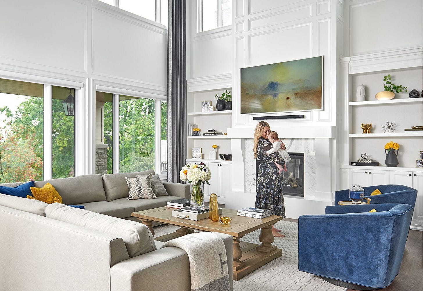 Sunlit Homekin living room with layered textures