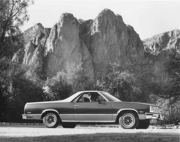 1985 Chevrolet El Camino Press Photo and Release 0518