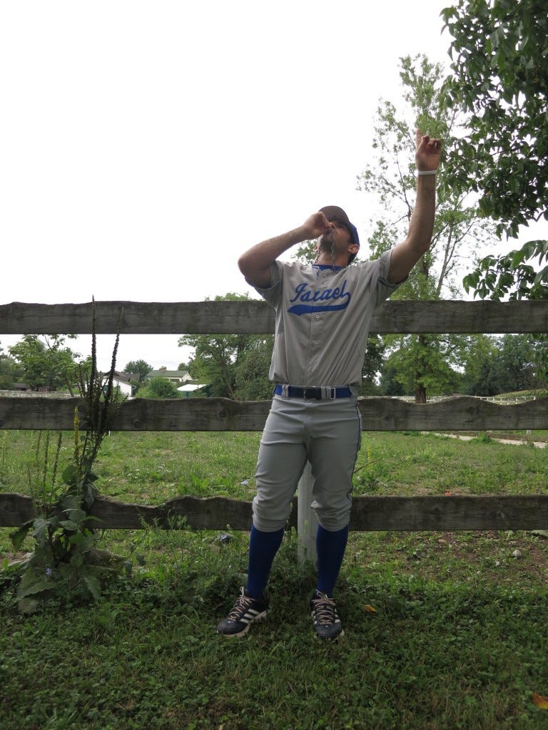 Alon Leichman aka Leroy the Giant Baby of the Sky, Right Handed Pitcher/Our Heart.