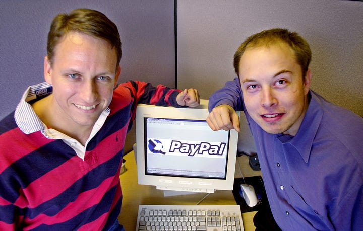 Ken Kesey / Peter Thiel and Elon Musk