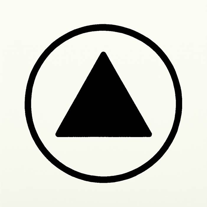 A black triangle in a circle

AI-generated content may be incorrect.