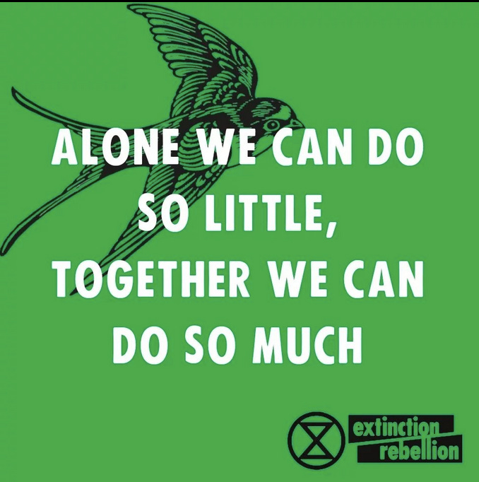 Climate action posters with nature imagery