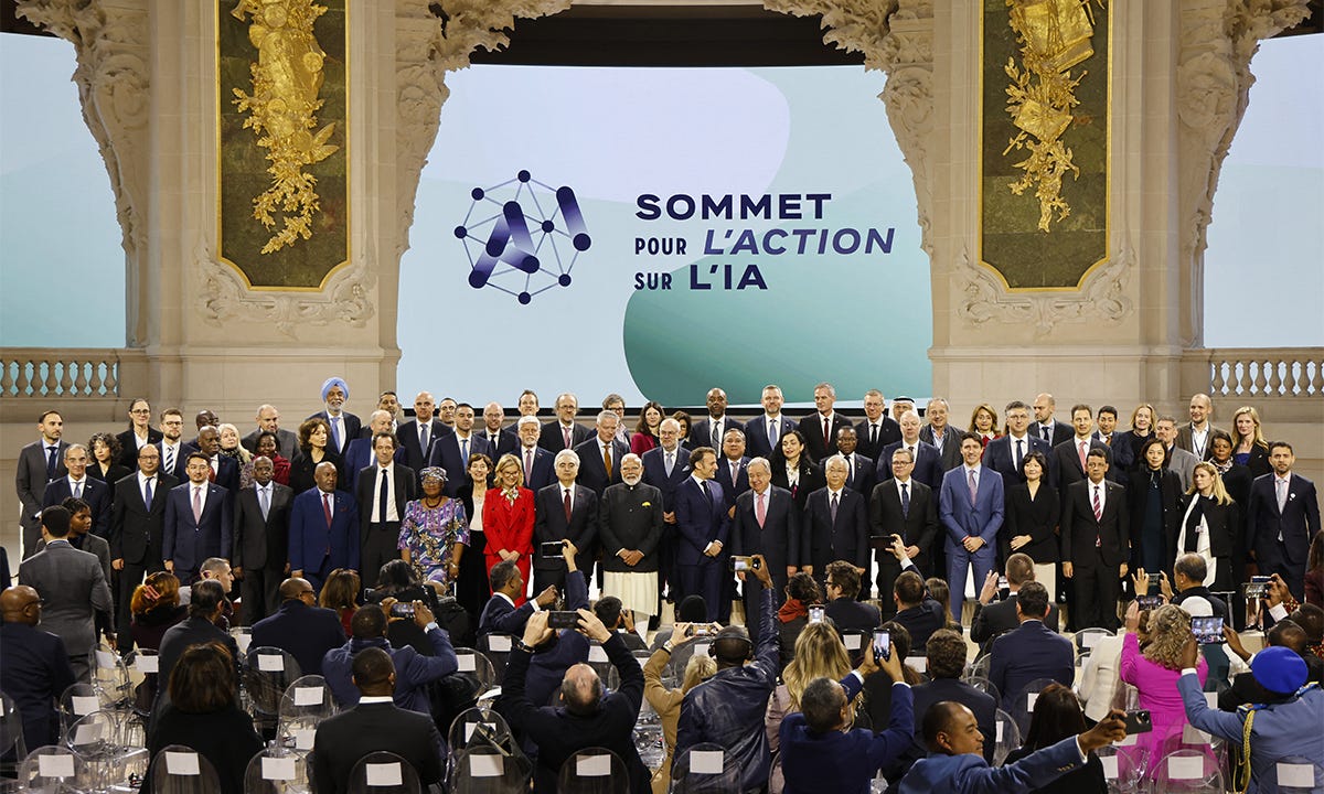 World leaders seek common ground at Paris AI summit - Global Times