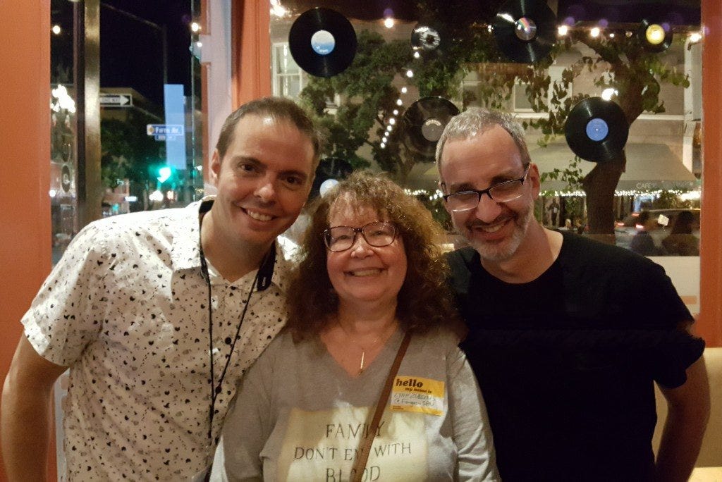 jeremy adams jim krieg with movie tv tech geeks lynn zubernis jeremy adams jim krieg with movie tv tech geeks lynn zubernis