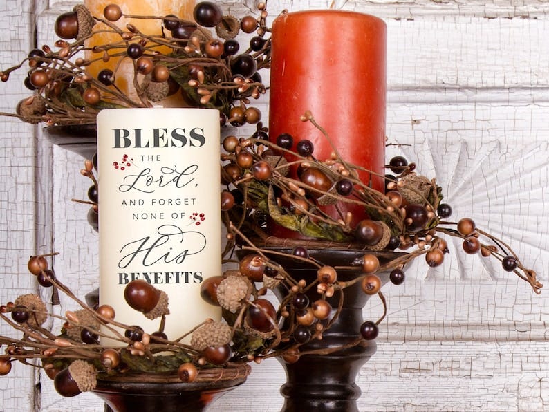 DIY Thanksgiving Candle Set 2 image 1