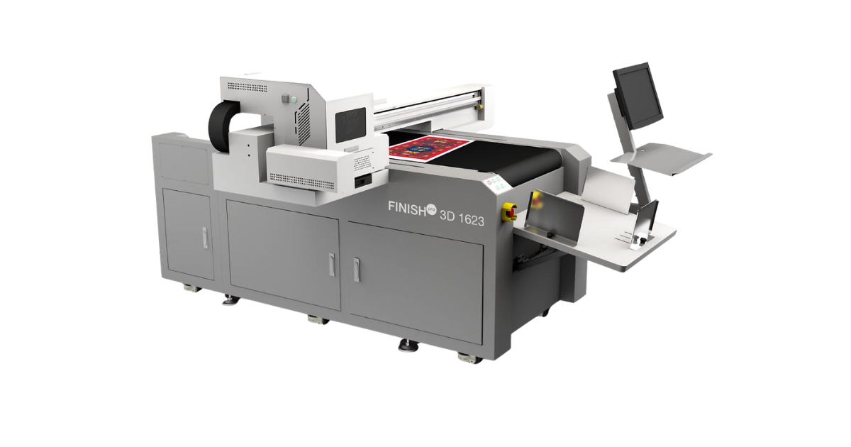 Supreme Graphics brought raised UV embellishment finishing in-house Supreme Graphics brought raised UV embellishment finishing in-house