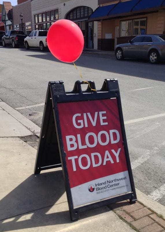 give blood today