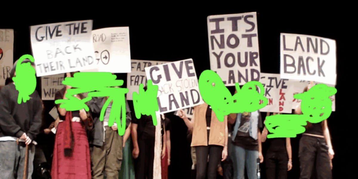 Toronto Grade 8 students stage &ldquo;Land Back&rdquo; protest at school &ldquo;winter concert&rdquo;
