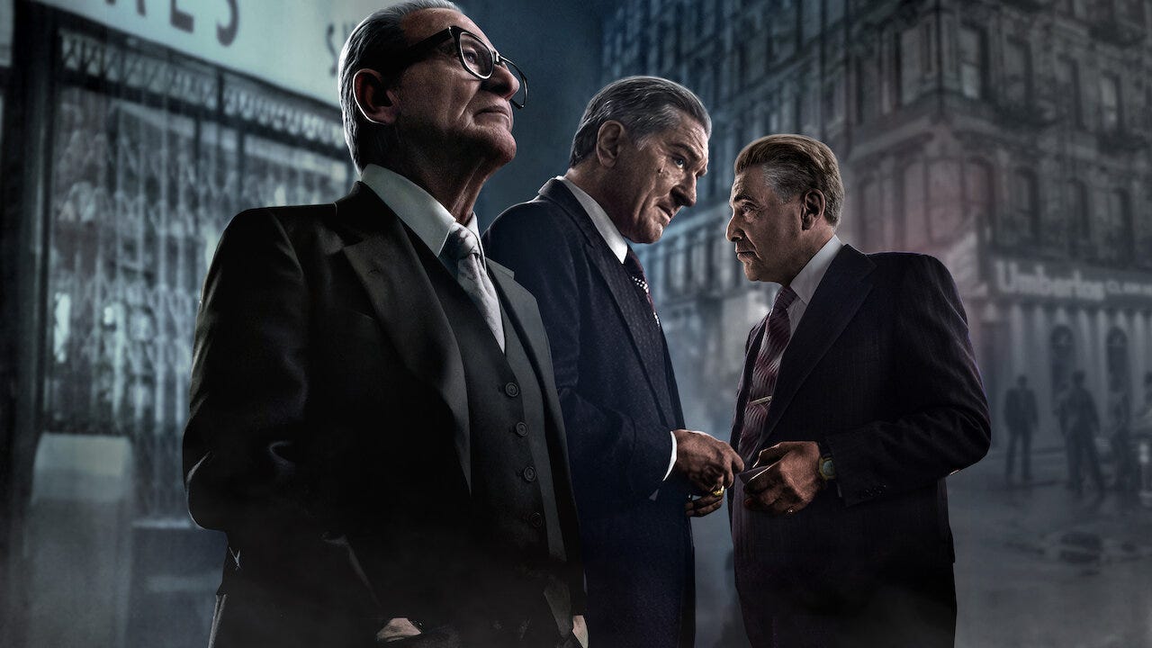 irishman virtual production