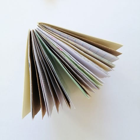 coptic stitch bound handmade notebook