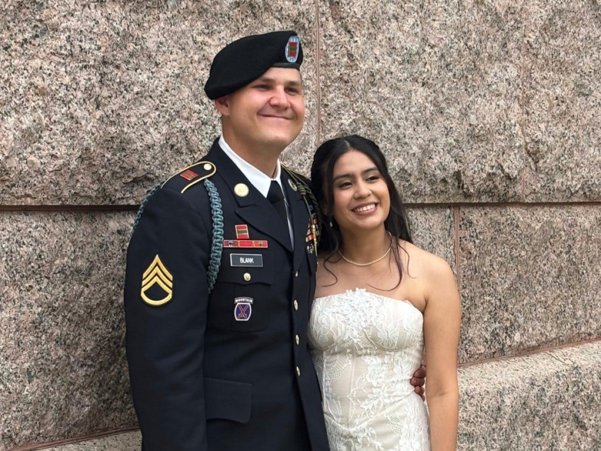 Soldier trying to halt wife's deportation after she was detained