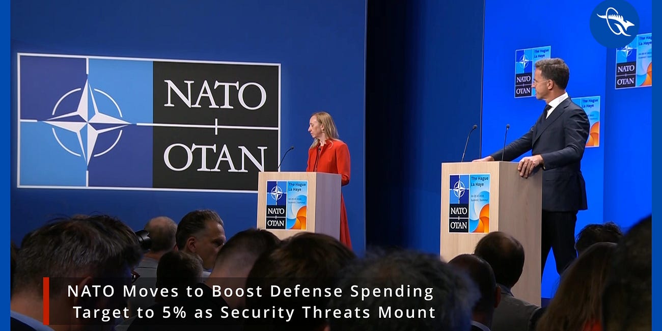 NATO Moves to Boost Defense Spending Target to 5% as Security Threats Mount