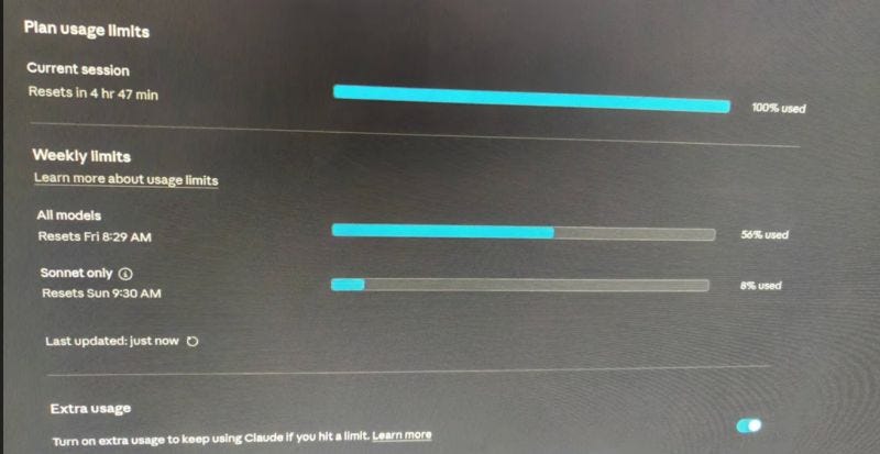 Claude's session limits accidentally fixed my burnout