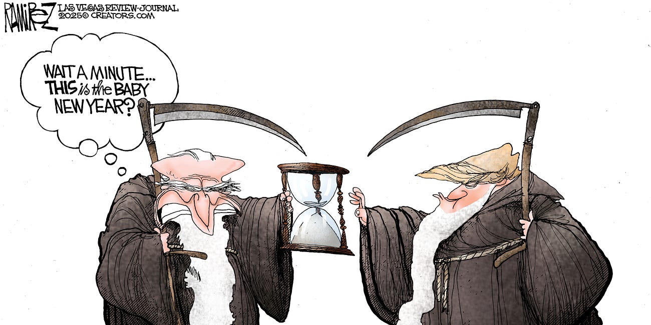 Michael Ramirez: In With the Old 1-1-25