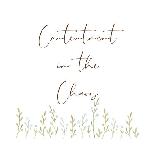 Contentment in the Chaos' Substack