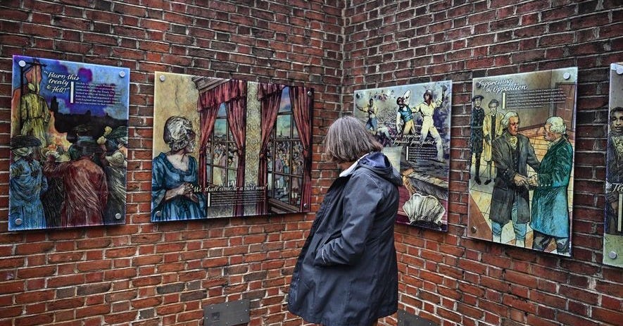 Judge gives reprieve to Trump after slavery exhibits already restored to Philadelphia park Judge gives reprieve to Trump after slavery exhibits already restored to Philadelphia park