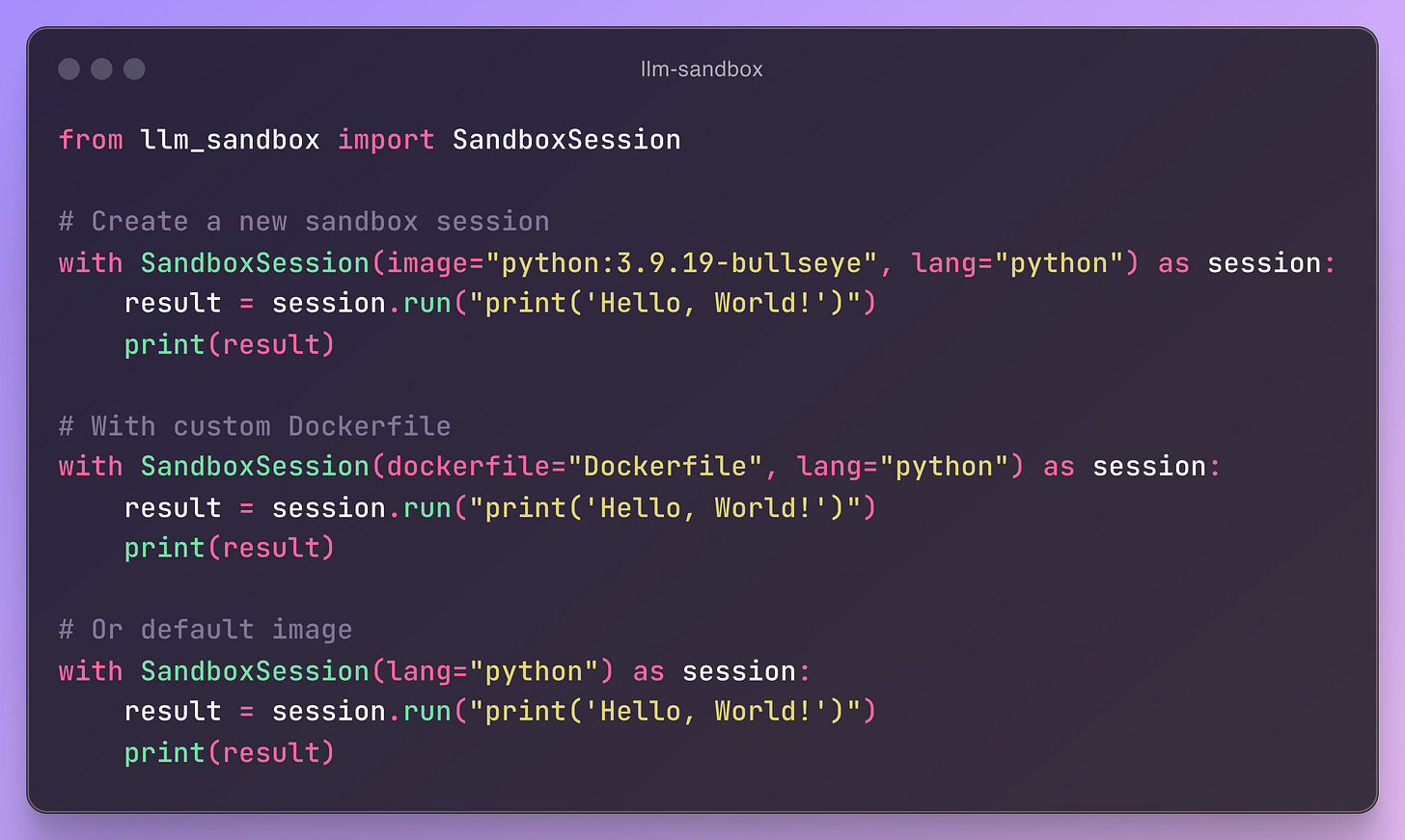 Source: https://github.com/vndee/llm-sandbox