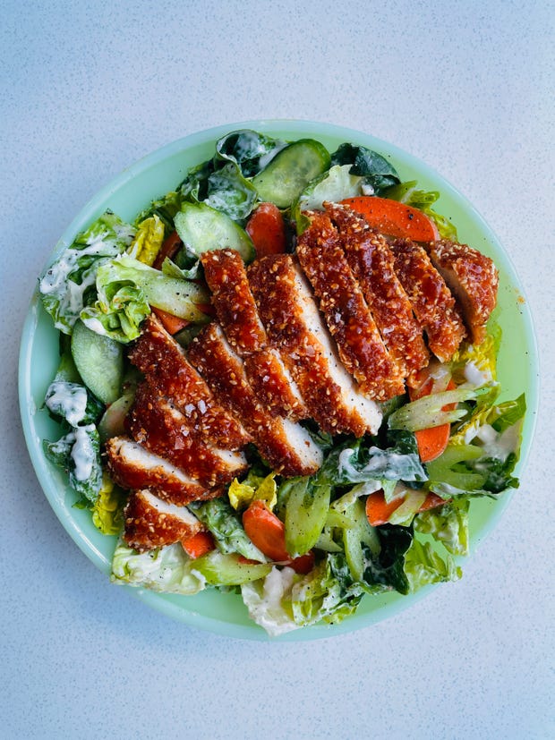 chicken tender salad