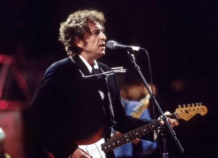For paid subscribers: Watch Dylan's Woodstock 94 - enhanced