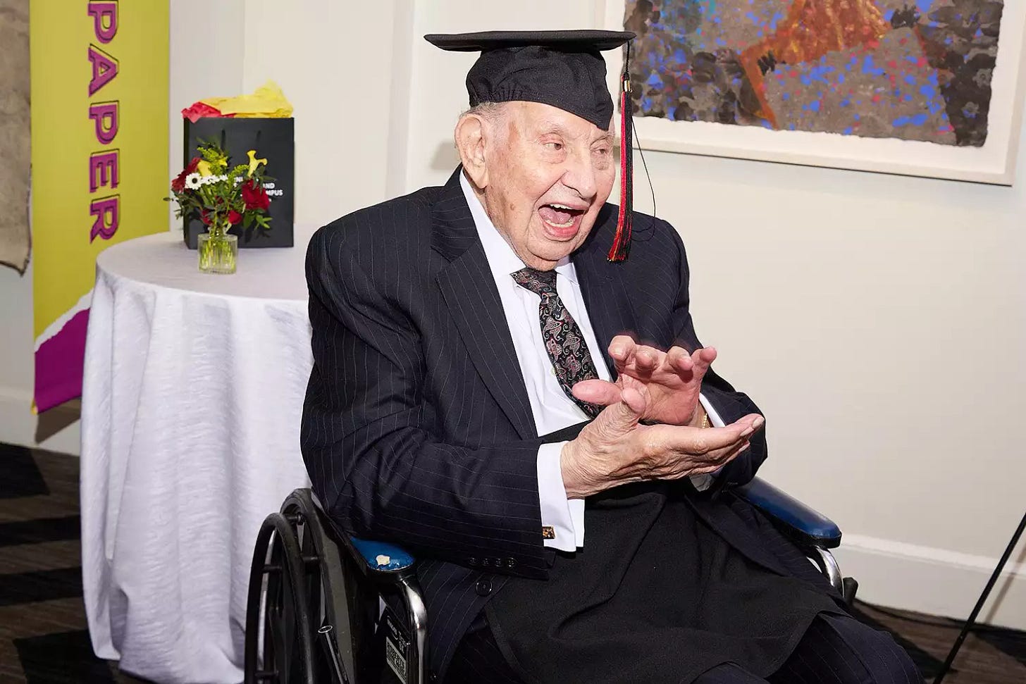 John 'Jack' Milton Receives Bachelor's Degree