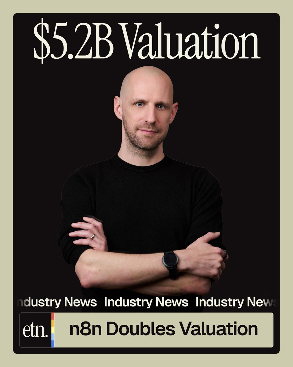 n8n verdoppelt Bewertung auf 5,2 Mrd. Dollar, SAP steigt strategisch ein n8n verdoppelt Bewertung auf 5,2 Mrd. Dollar, SAP steigt strategisch ein