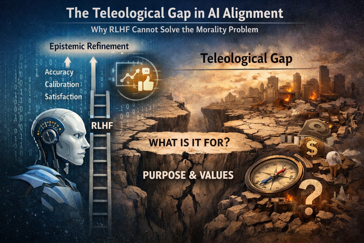 Image Telelogical The Teleological Gap in AI Alignment: Why RLHF Cannot Solve the ...
