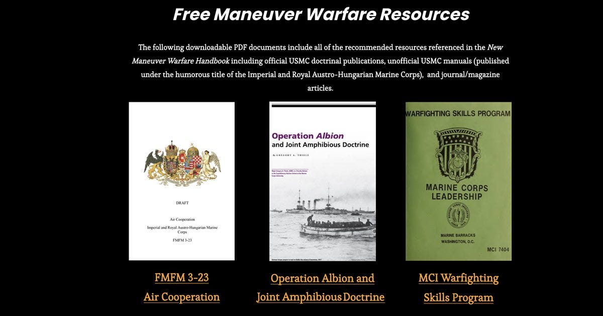 Maneuver Warfare Center — Special Tactics