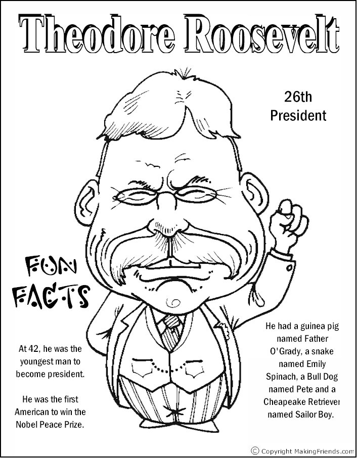 Presidents Coloring Pages Presidents Coloring Pages