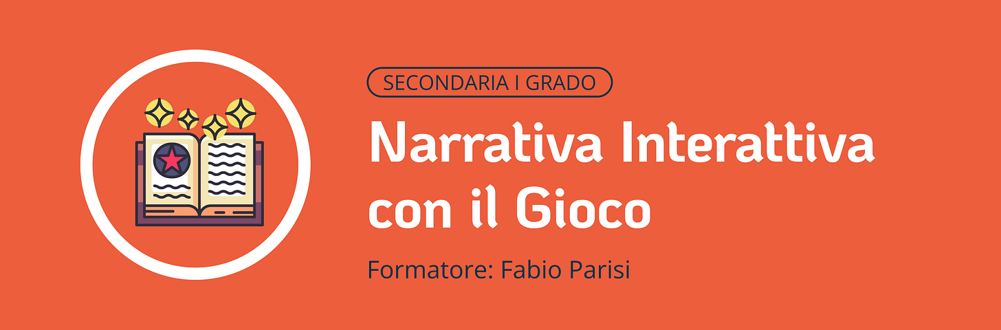 Corso Narrativa interattiva con il gioco