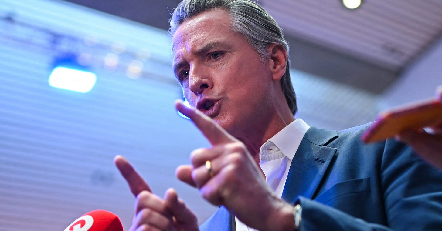 Newsom Blasts Trump in Trolling Marathon to Mark One Year Anniversary