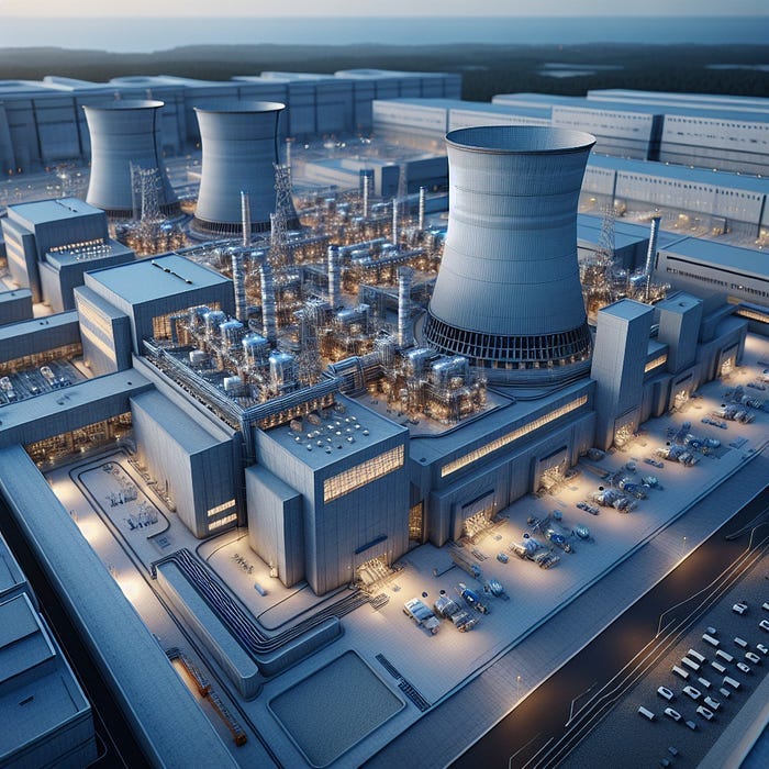 AI image of a nuclear reactor AI image of a nuclear reactor