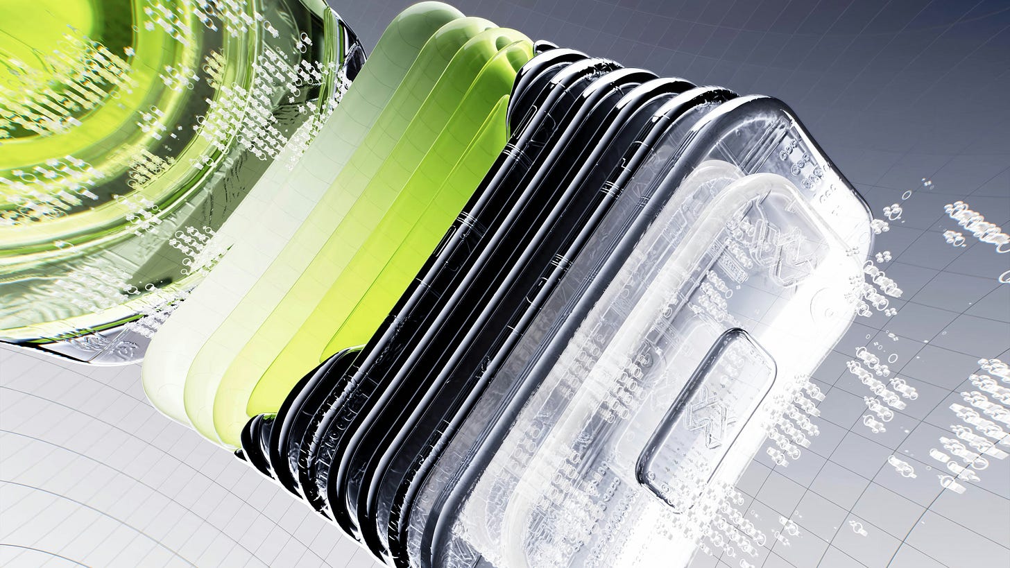 Photo showing an AI NVIDIA chip