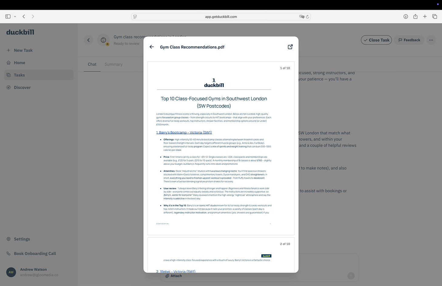 Duckbill assignment Dollar commerce