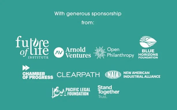 Keynote speakers and sponsors for 2025 Abundance Fest.