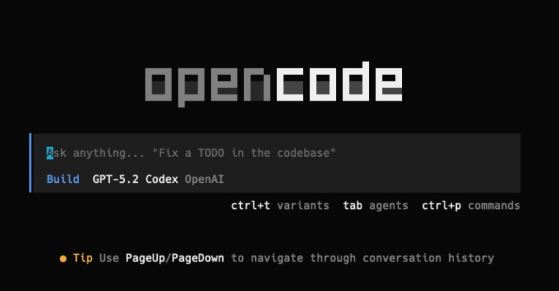 Como uso o Opencode para codar + produtividade.