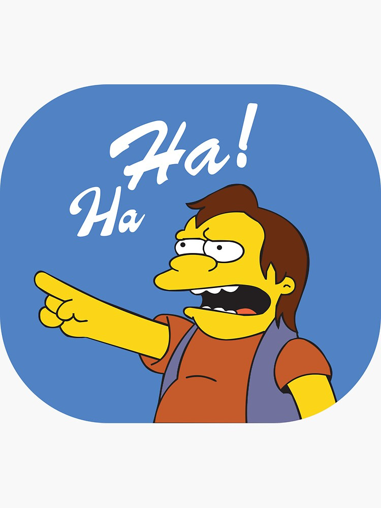 Nelson Muntz - Ha Ha! | Sticker