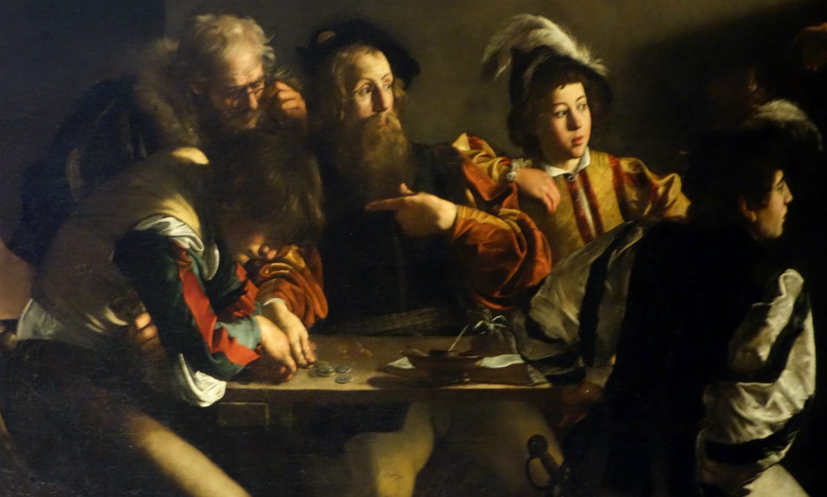 Smarthistory – Caravaggio, Calling of Saint Matthew