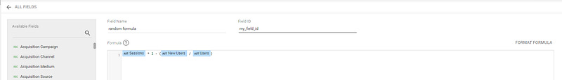 Looker studio calculated fields your first formula