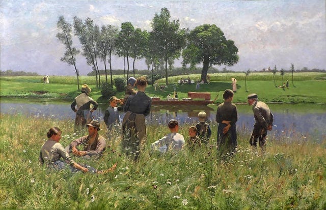 r/museum - Emile Claus - The Picknick (c1887)