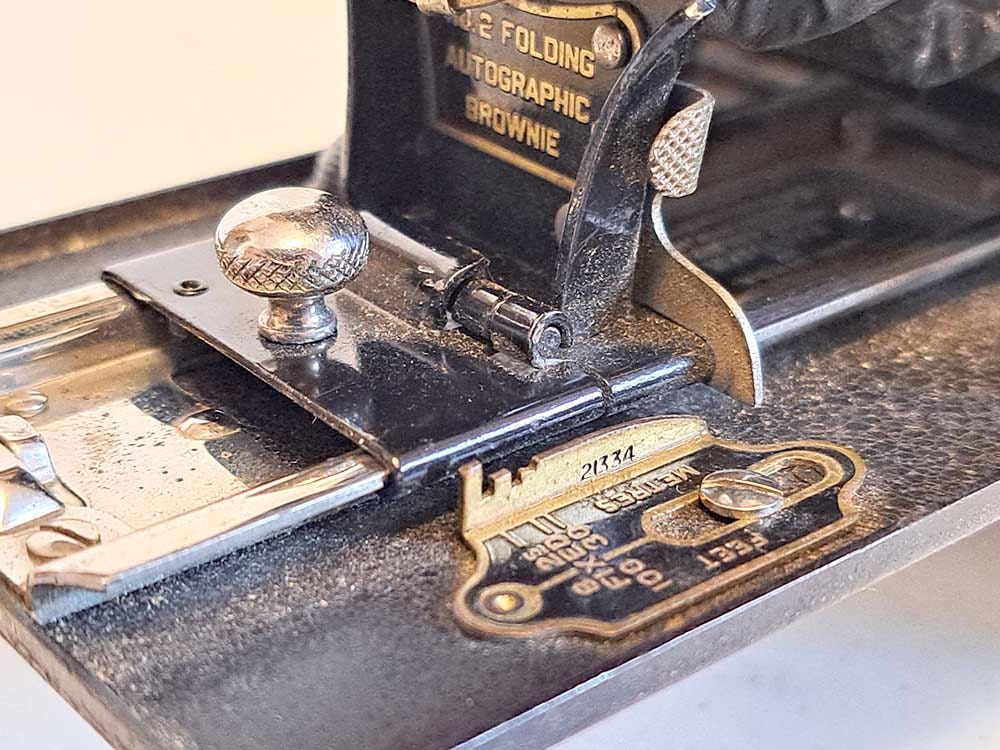 Kodak No. 2 Folding Autographic Brownie - by Sean Lamb