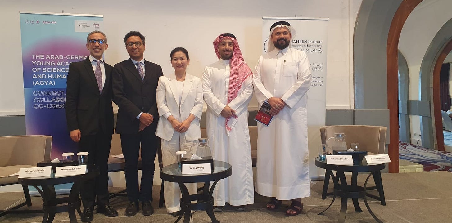 > Rihla Initiative panel on GCC–China cooperation in green industries and finance, moderated by Dawud Al Ansari. > Rihla Initiative panel on GCC–China cooperation in green industries and finance, moderated by Dawud Al Ansari.